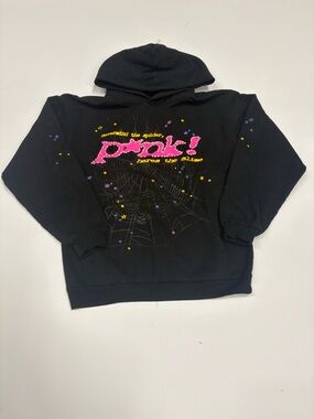 Black Sp5der P*nk V1 Hoodie